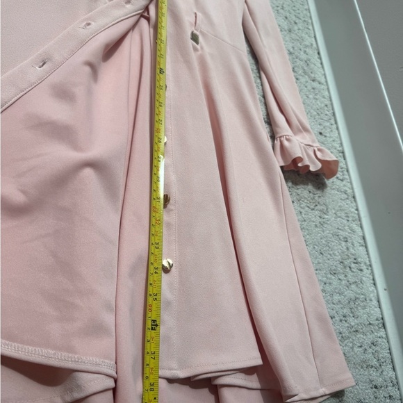 Rinascimento L EUC pink preppy tennis dress with gold buttons - Picture 13 of 15